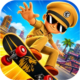 Little Singham Super Skater 图标